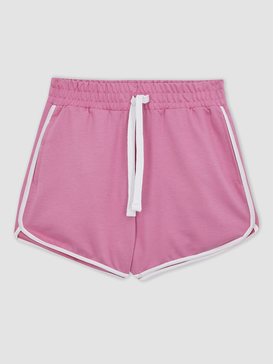 

DeFacto Women Mid Raise Regular Shorts, Pink