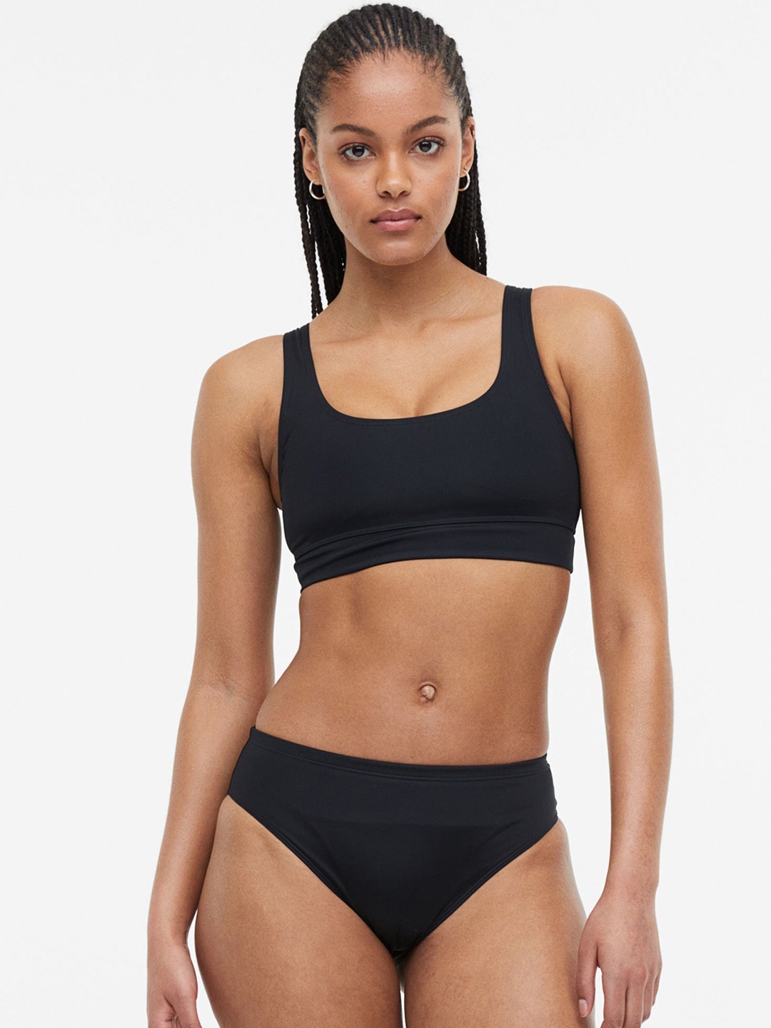 

H&M Sports Bikini Bottoms, Black