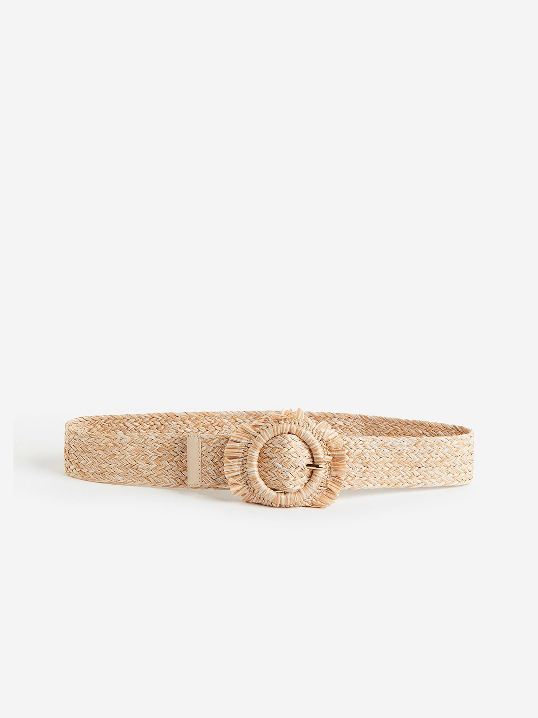

H&M Women Straw Waist Belt, Beige
