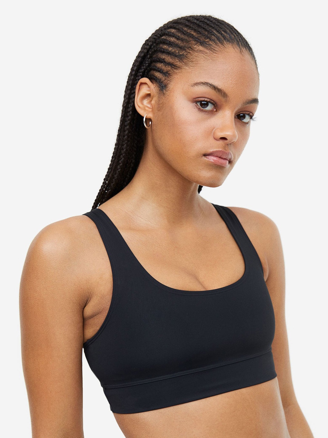 

H&M Sports Bikini Top, Black