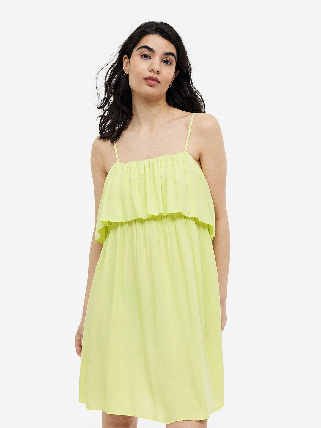 

H&M MAMA Before & After Pregnancy/Nursing Dress, Green