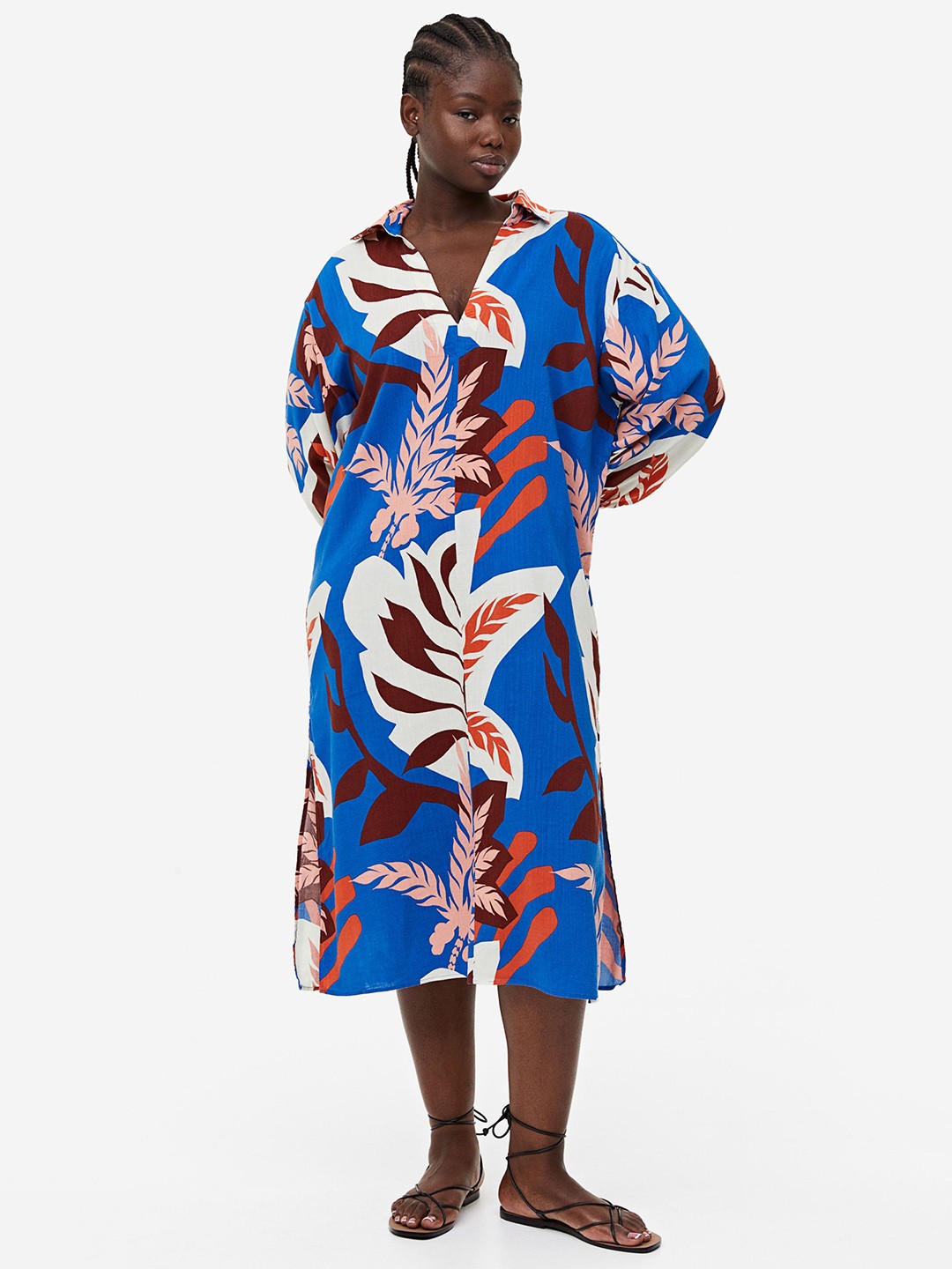 

H&M Collared Dress, Blue