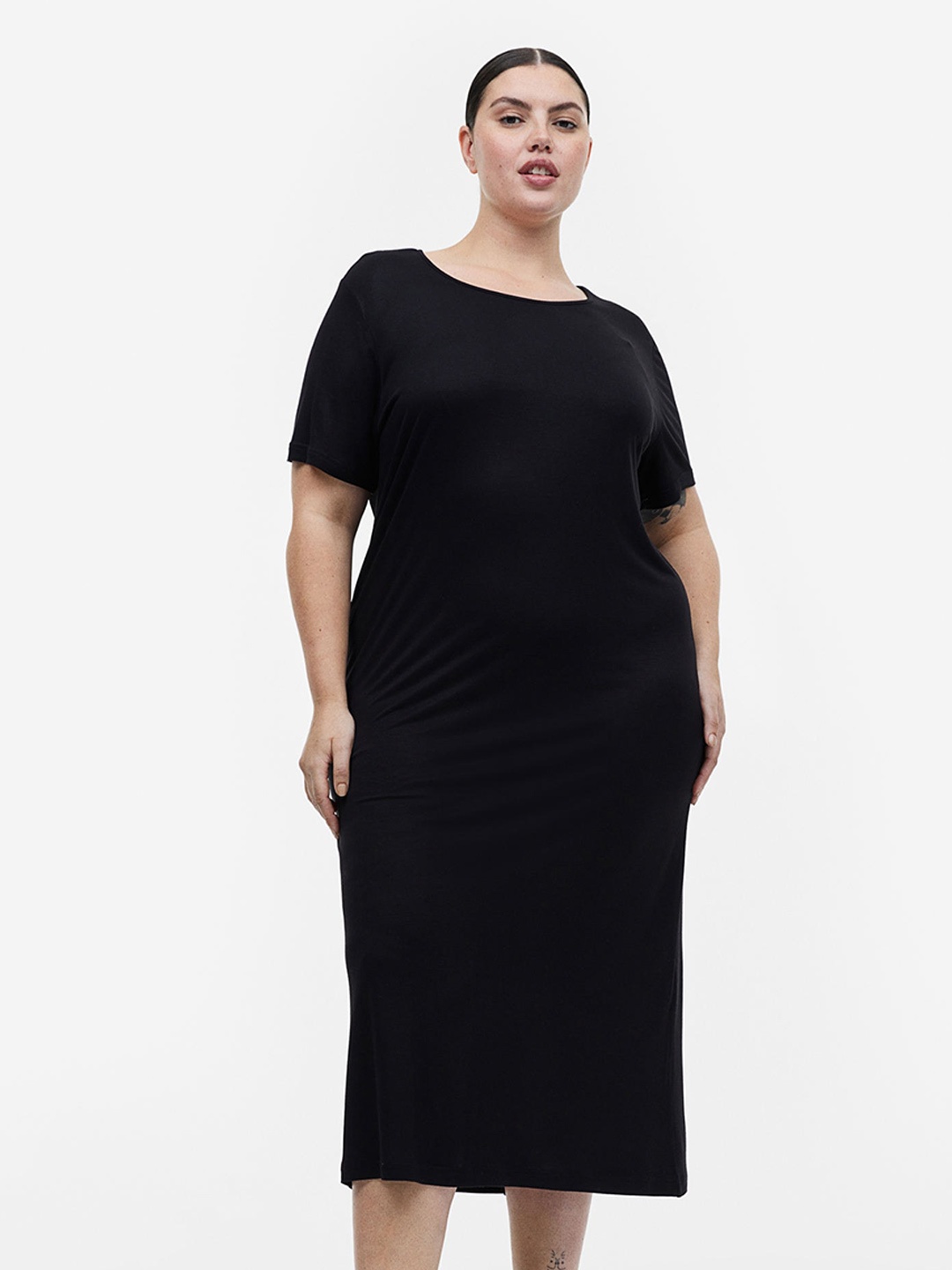 

H&M T-shirt Dress, Black