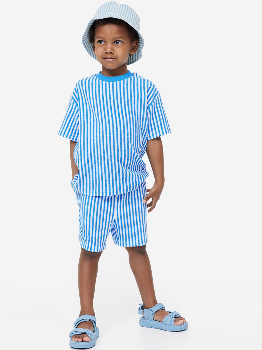 

H&M Boys 2-Piece Terry Set, Blue