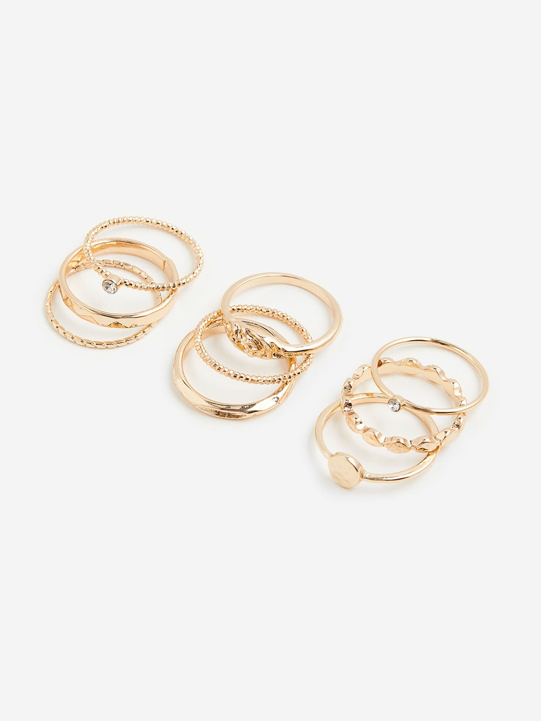 

H&M Women 9-Pack Rings, Gold