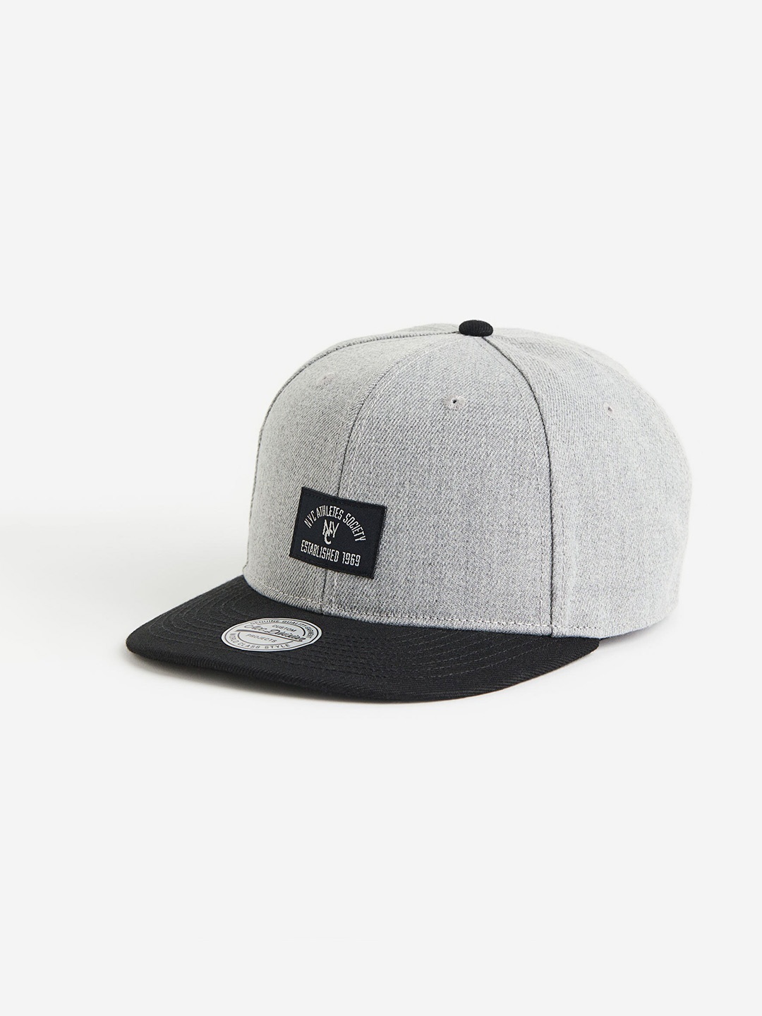 

H&M Men Appliqued Cap, Grey