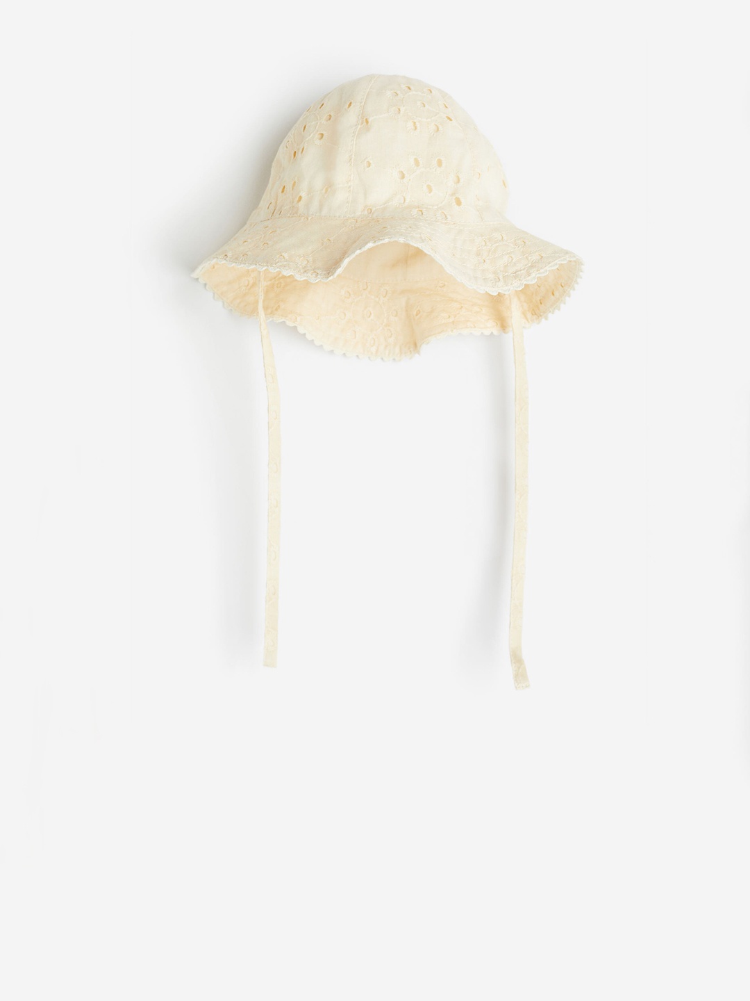 

H&M Boys Broderie Anglaise Sun Hat, White