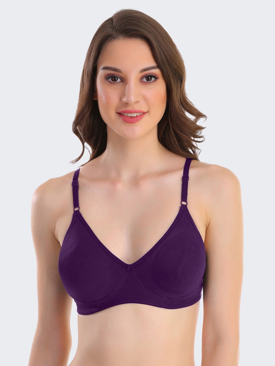 

POOJA RAGENEE Lightly Padded Full Coverage Bra, Violet