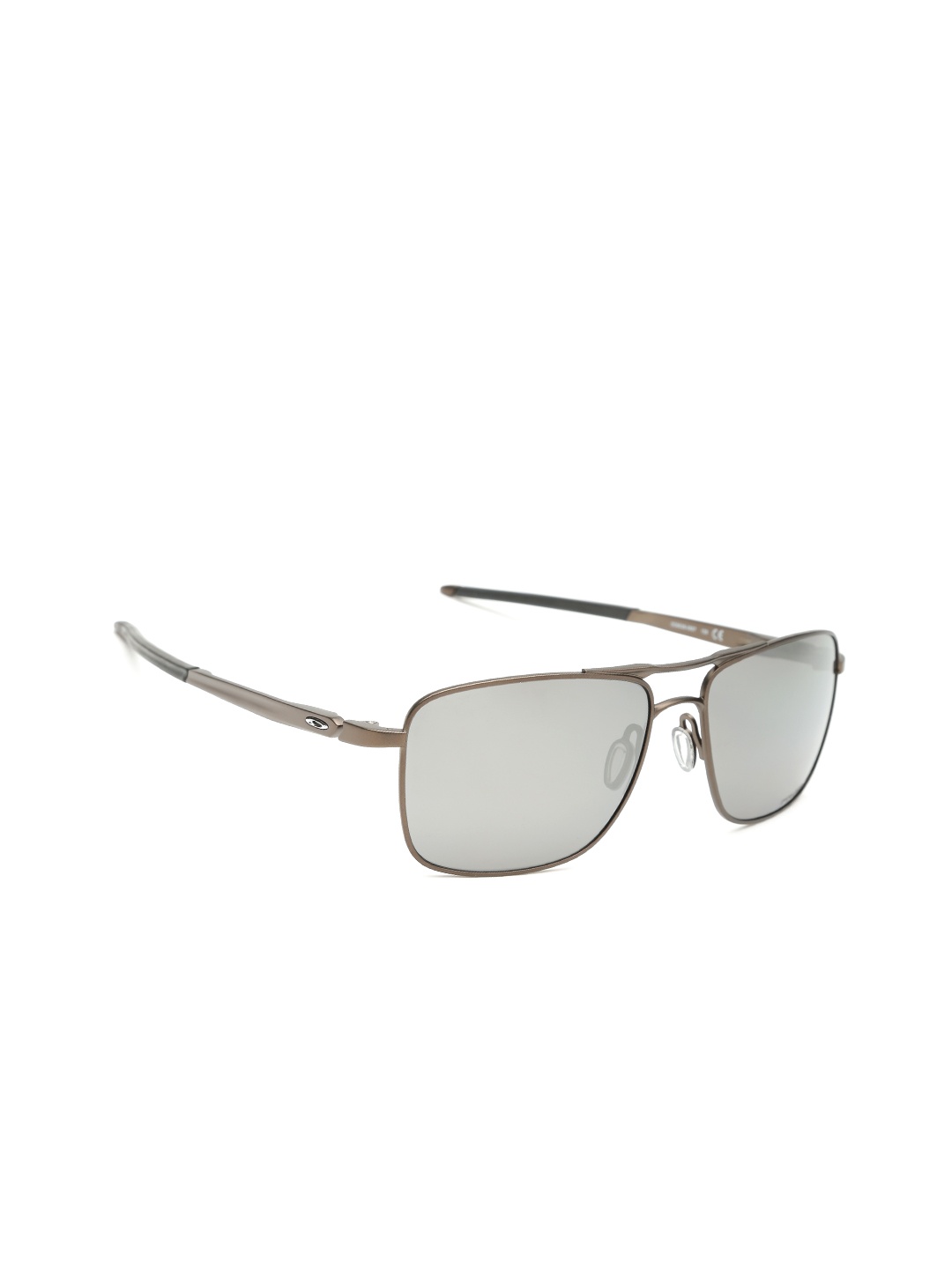 

OAKLEY Men Polarised & Mirrored Rectangle Sunglasses 0OO603860380657, Grey