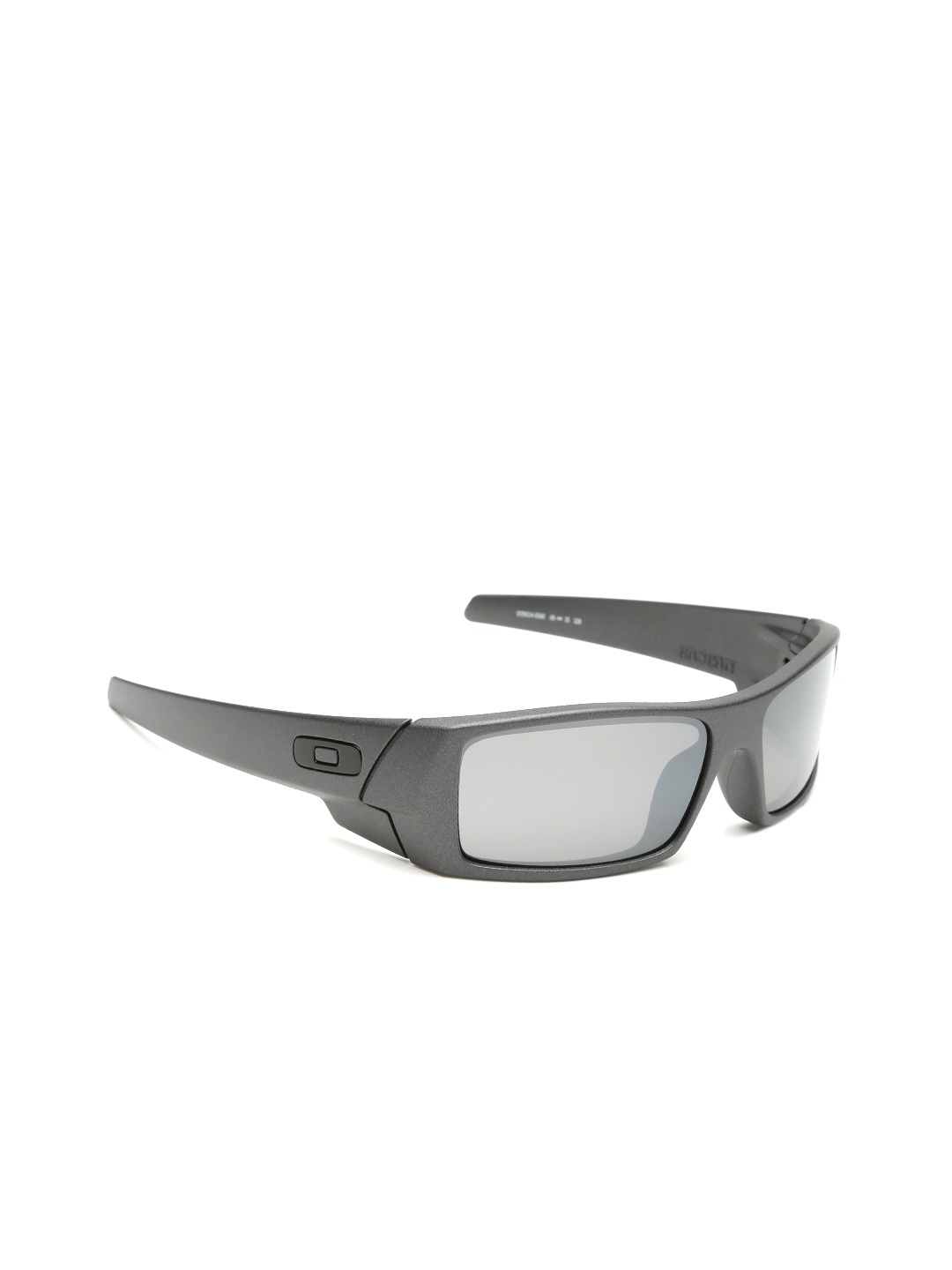 

OAKLEY Men Polarised & Mirrored Rectangle Sunglasses 0OO901490143560, Silver