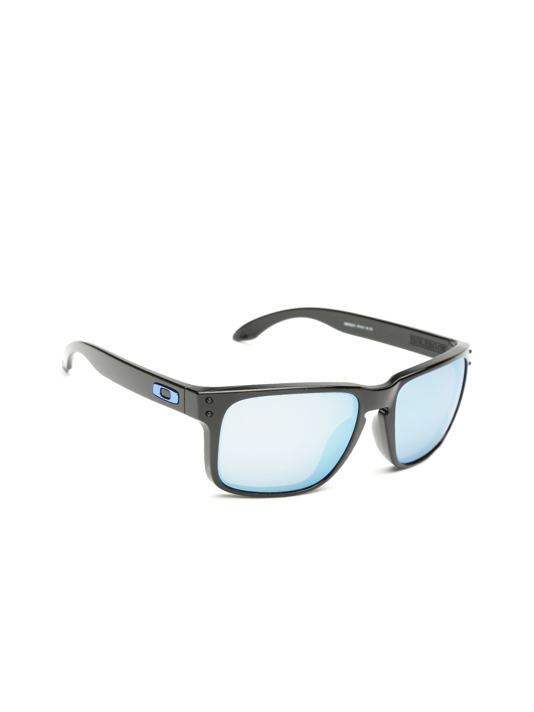 

OAKLEY Men Polarized Blue Lens Square Sunglasses - 0OO91029102C155, Silver