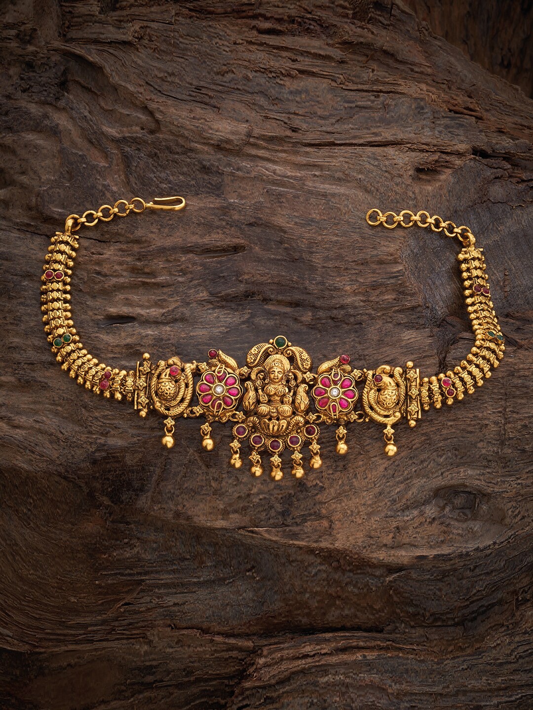

Kushal's Fashion Jewellery Women Cubic Zirconia Gold-Plated Armlet Bracelet