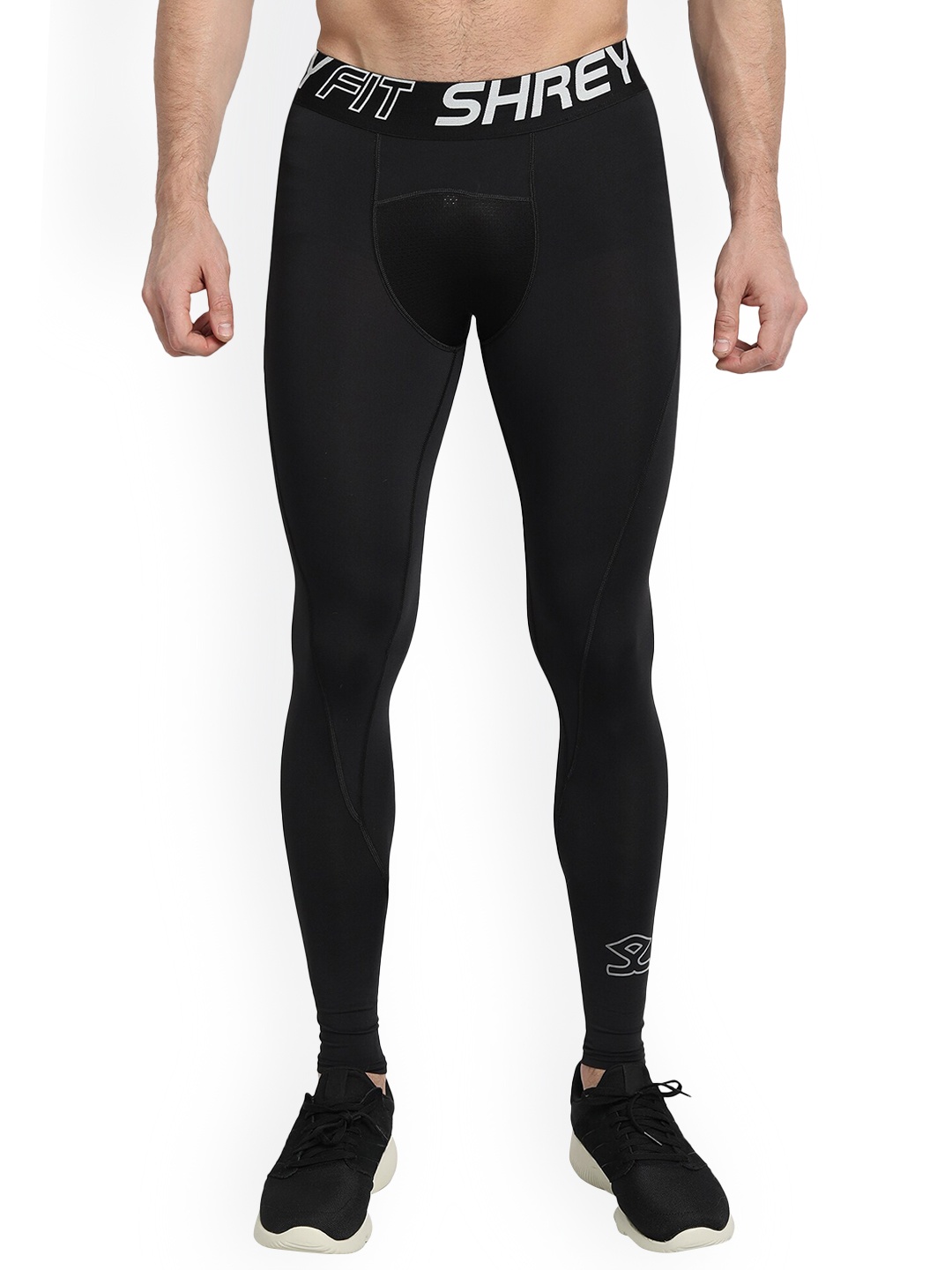 

Shrey Men Intense Compression Long Tights, Black