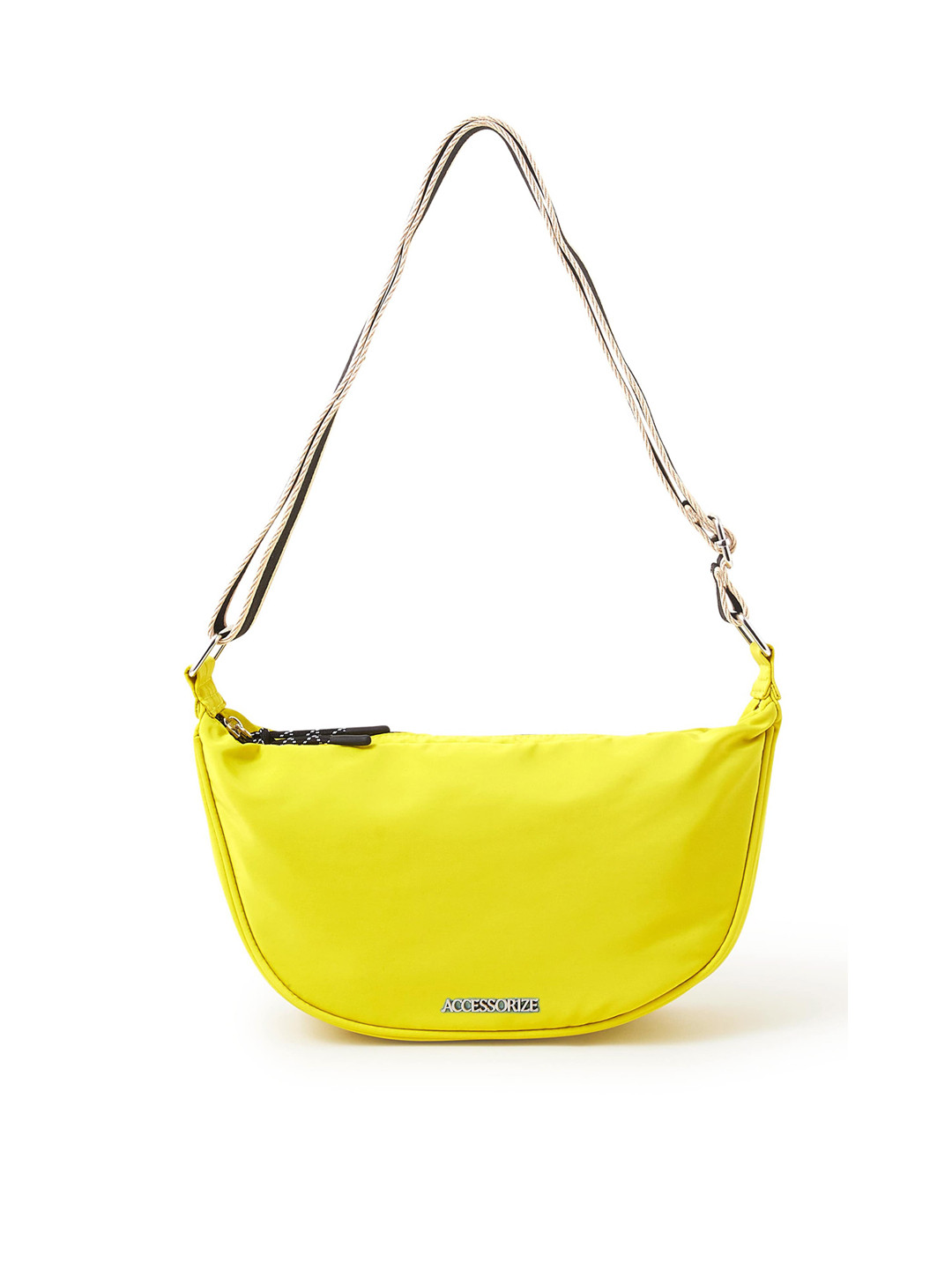 

Accessorize Half Moon Hobo Bag, Yellow
