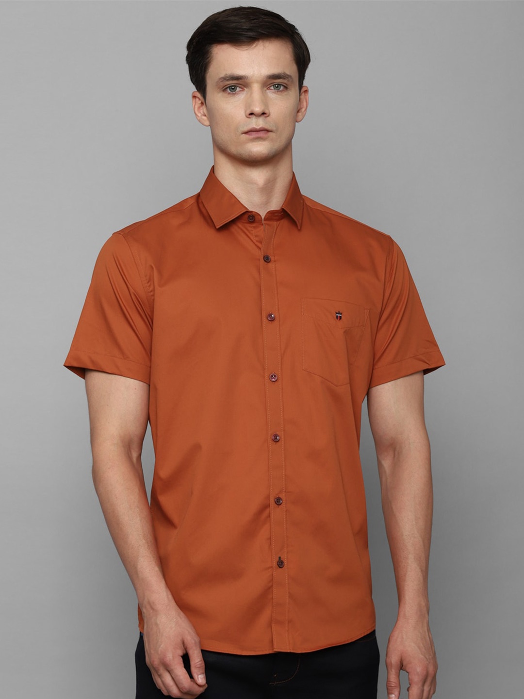 

Louis Philippe Sport Slim Fit Pure Cotton Casual Shirt, Rust