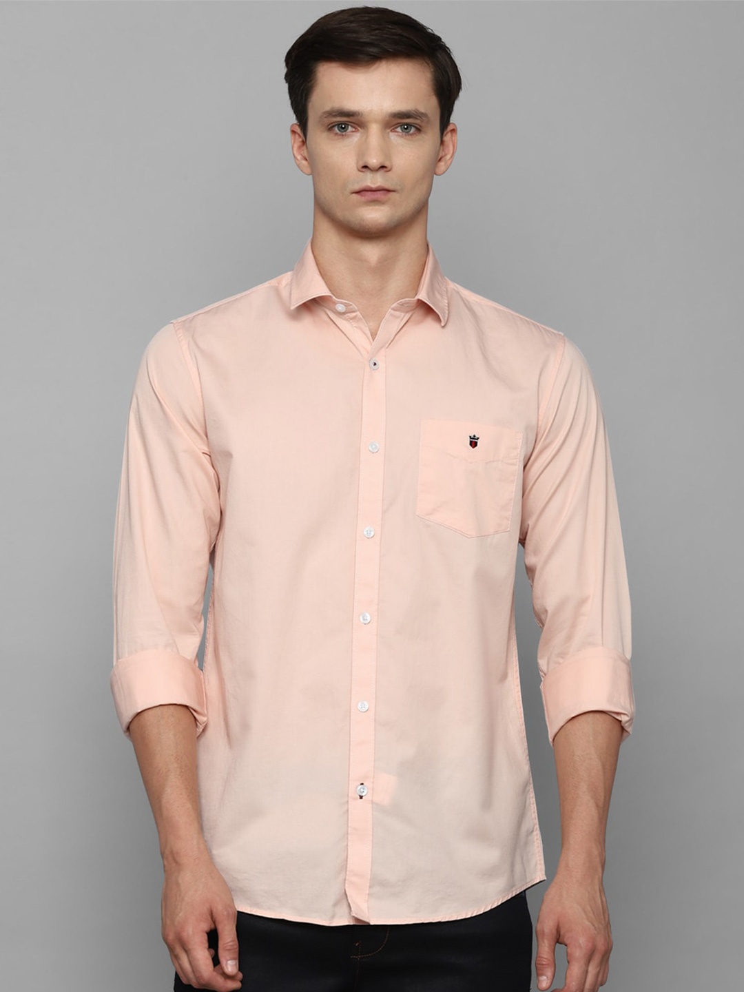 

Louis Philippe Sport Slim Fit Pure Cotton Casual Shirt, Pink