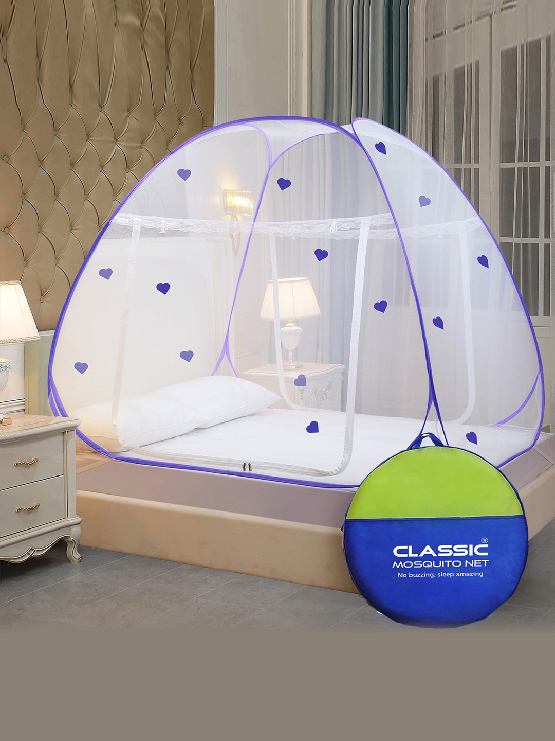 

Classic Mosquito Net Double Bed King Size Mosquito Net, White