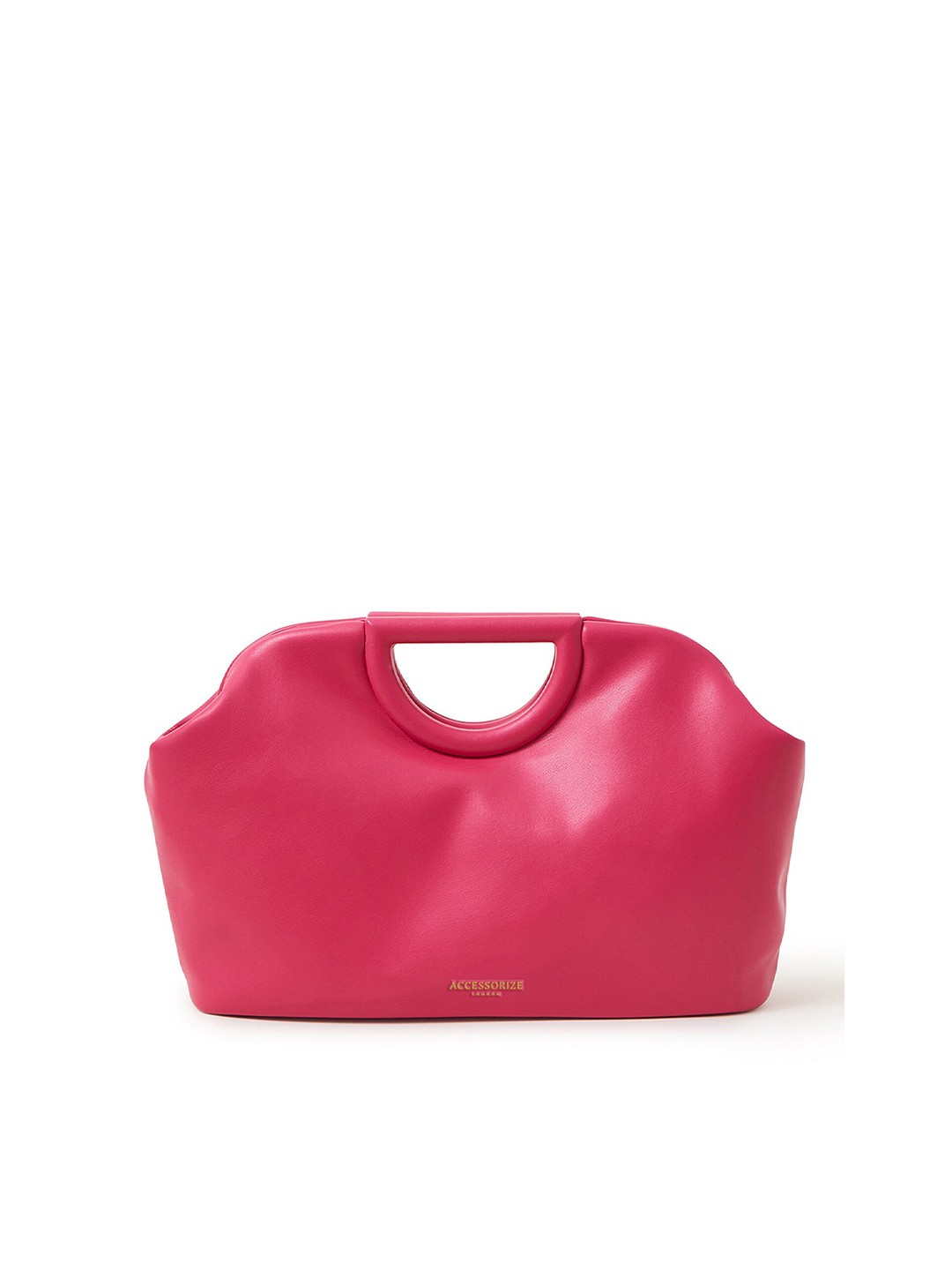 

Accessorize Grab Handle Purse Clutch, Pink