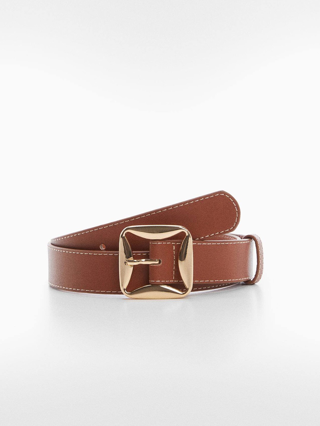 

MANGO Women Belt, Brown