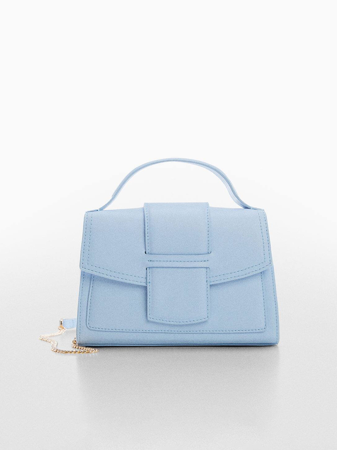 

MANGO Structured Handheld Bag, Blue