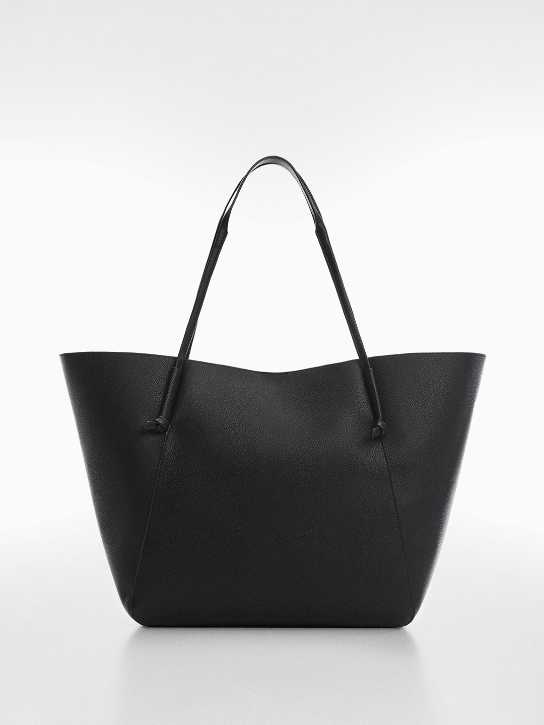 

MANGO Structured Tote Bag, Black