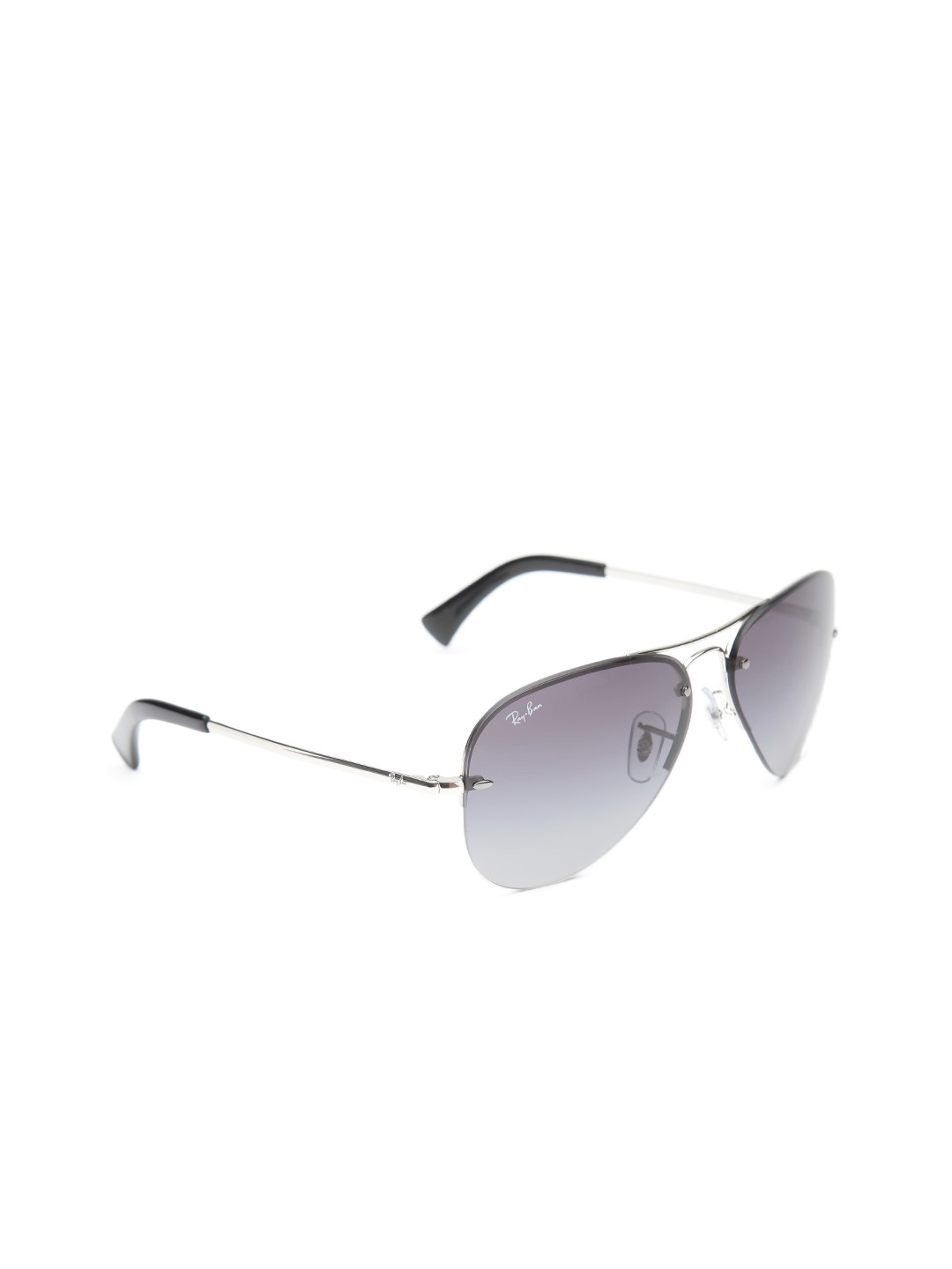 

RAY-BAN Men Gradient Blue Lens Pilot Sunglasses - 0RB3449I003/8G59, Grey