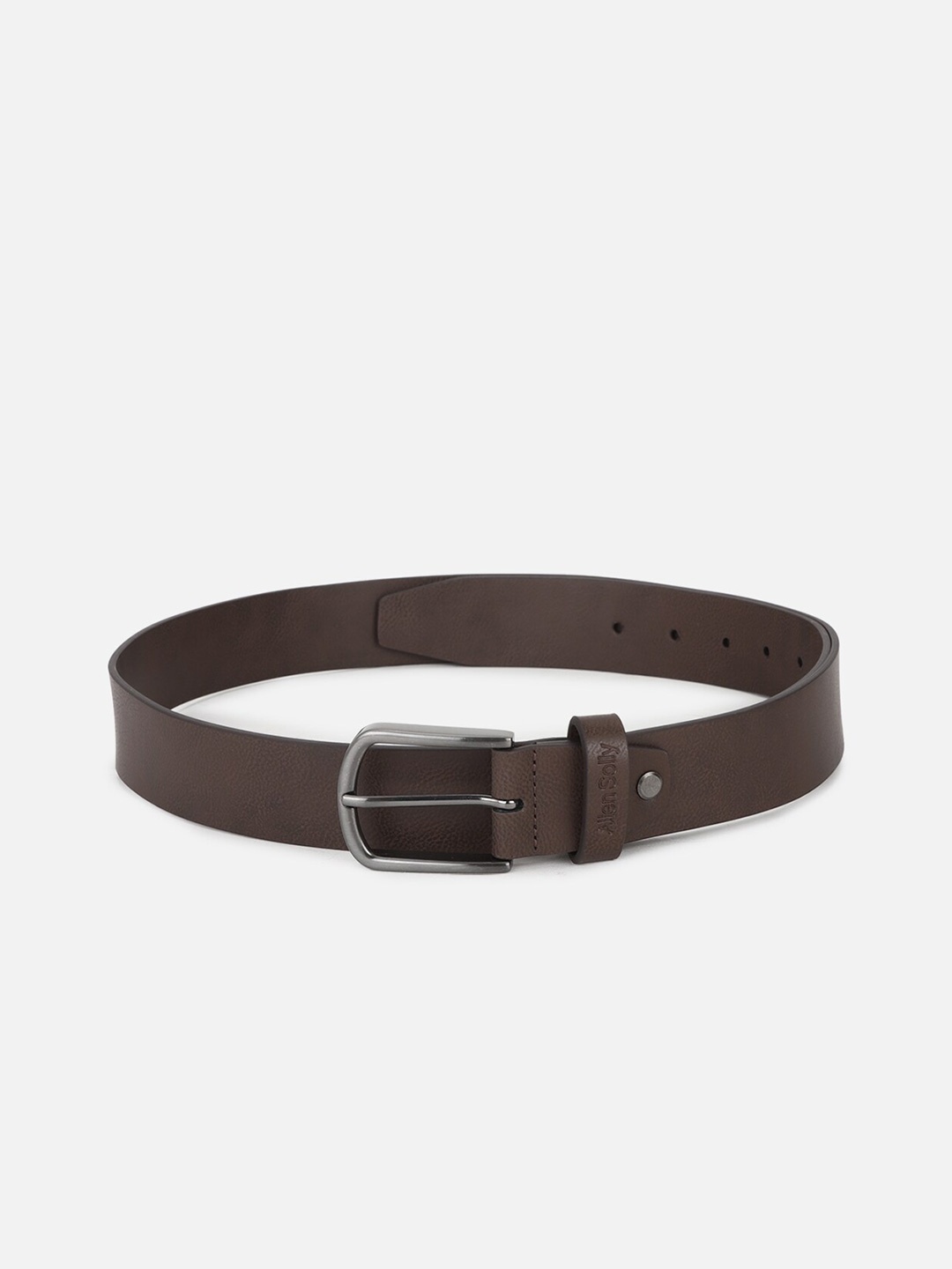 

Allen Solly Men Textured Leather Belt, Brown