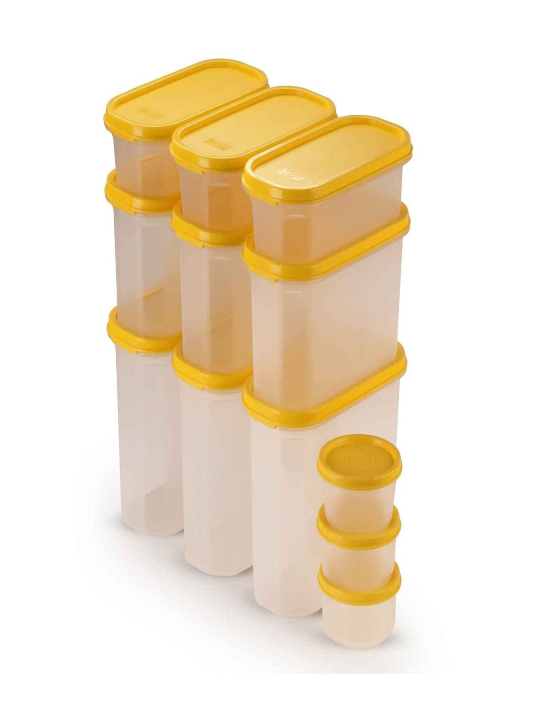 

SOPL-OLIVEWARE Yellow 12 Pieces Food Containers