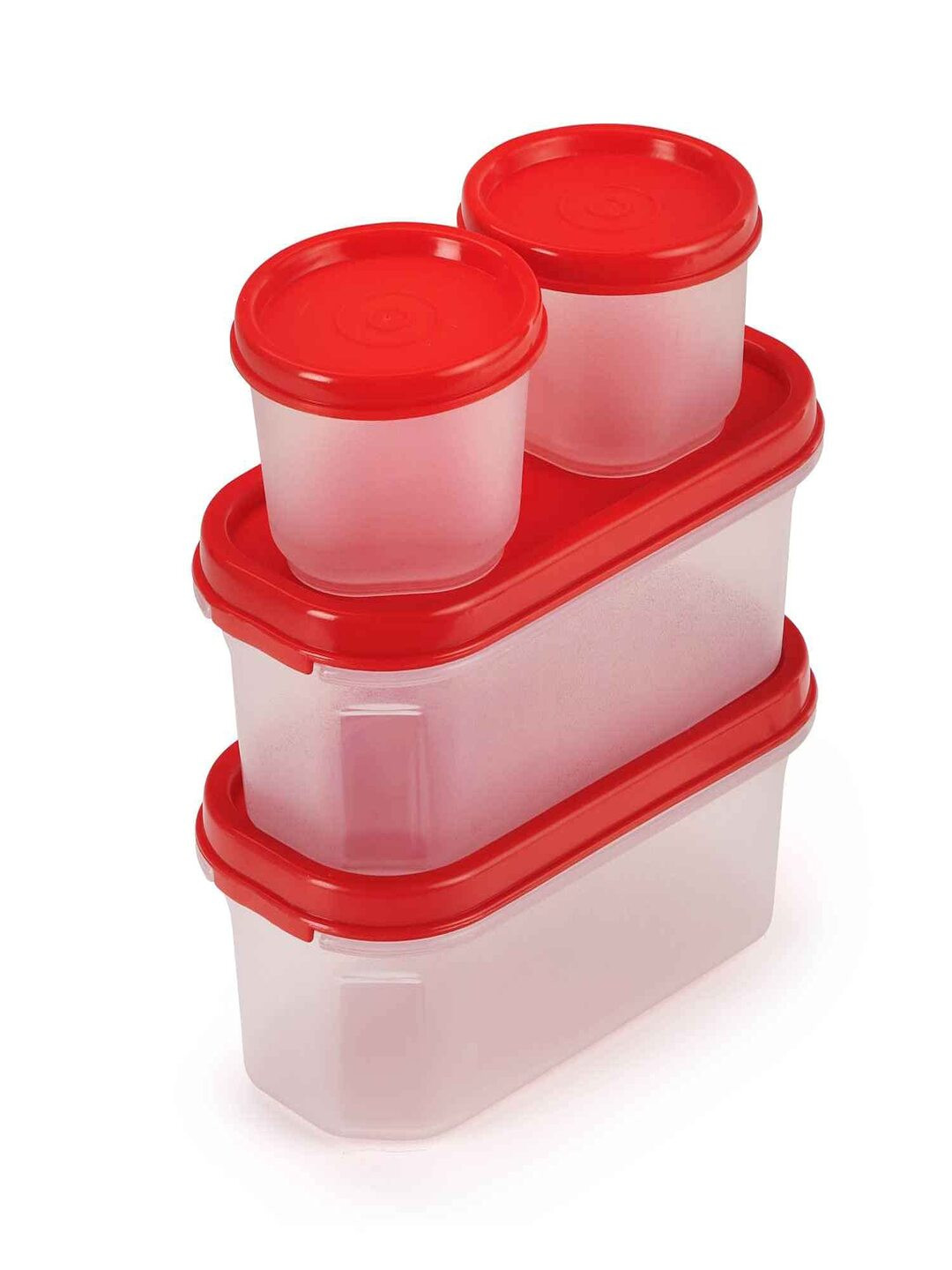 

SOPL-OLIVEWARE Red 4 Pieces Food Containers
