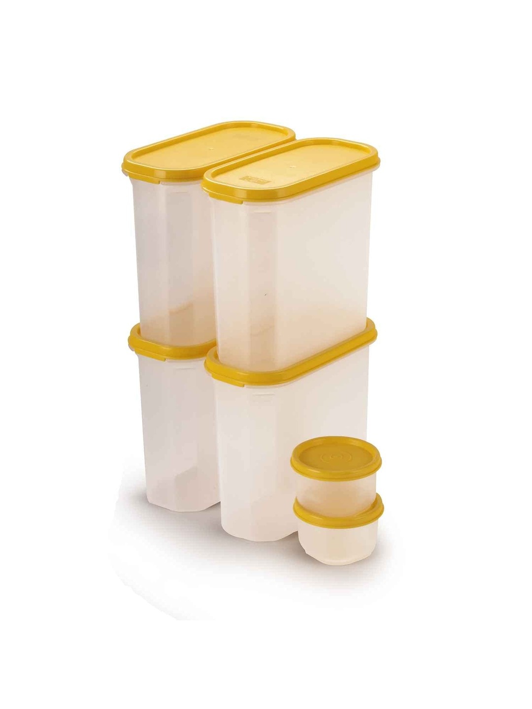 

SOPL-OLIVEWARE Yellow 6 Pieces Food Containers-