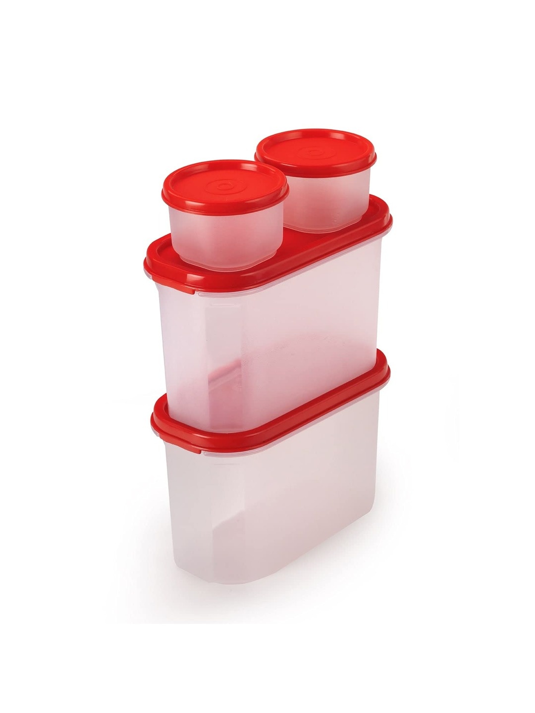 

SOPL-OLIVEWARE 4-Pcs Red Food Grade Food Containers