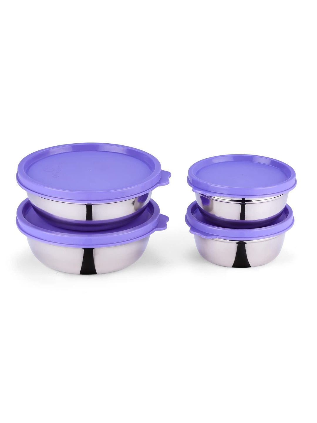 

SOPL-OLIVEWARE Violet 4 Pieces Leak Proof Lunch Boxes