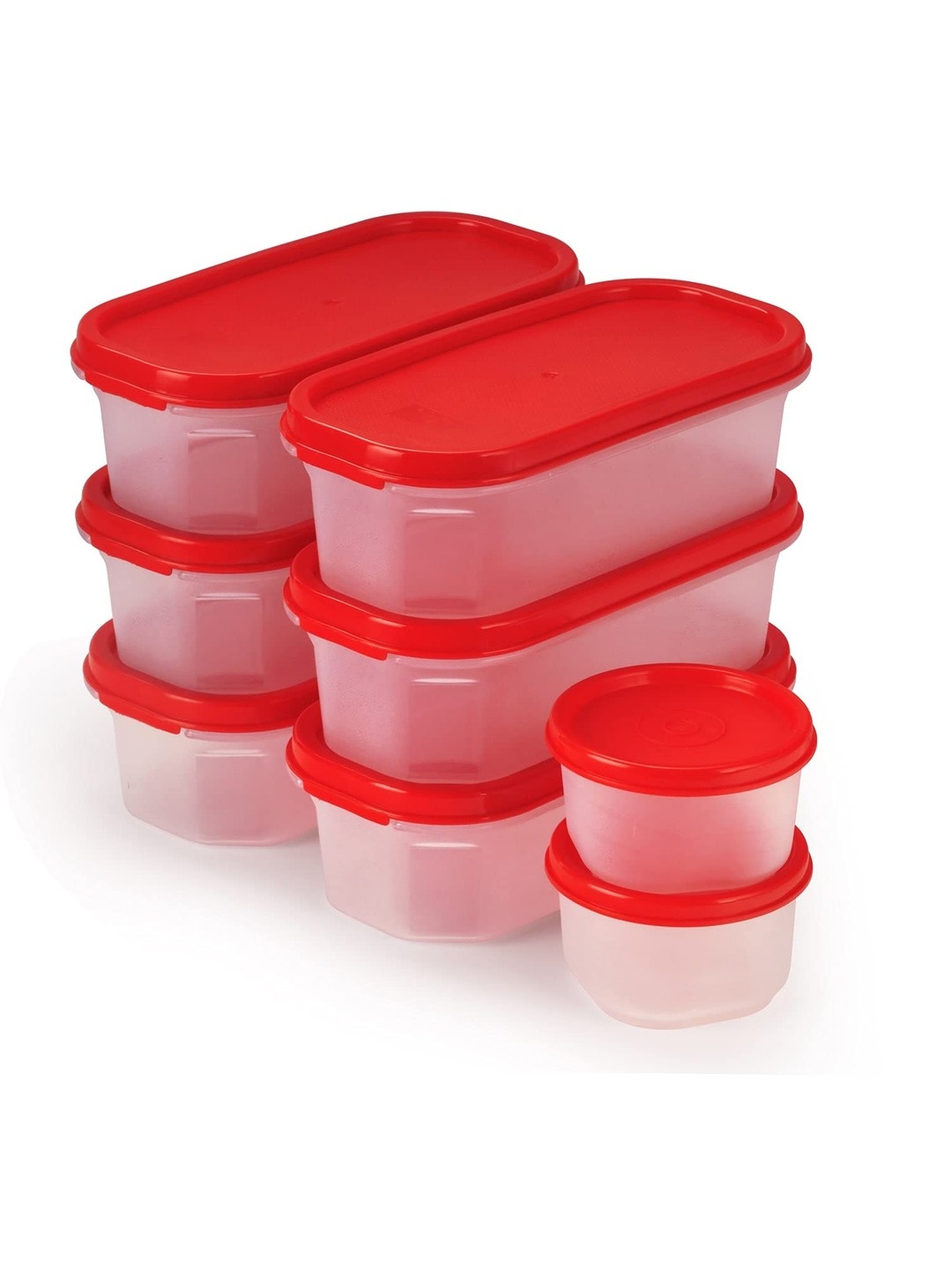 

SOPL-OLIVEWARE 8-Pcs Red Food Containers