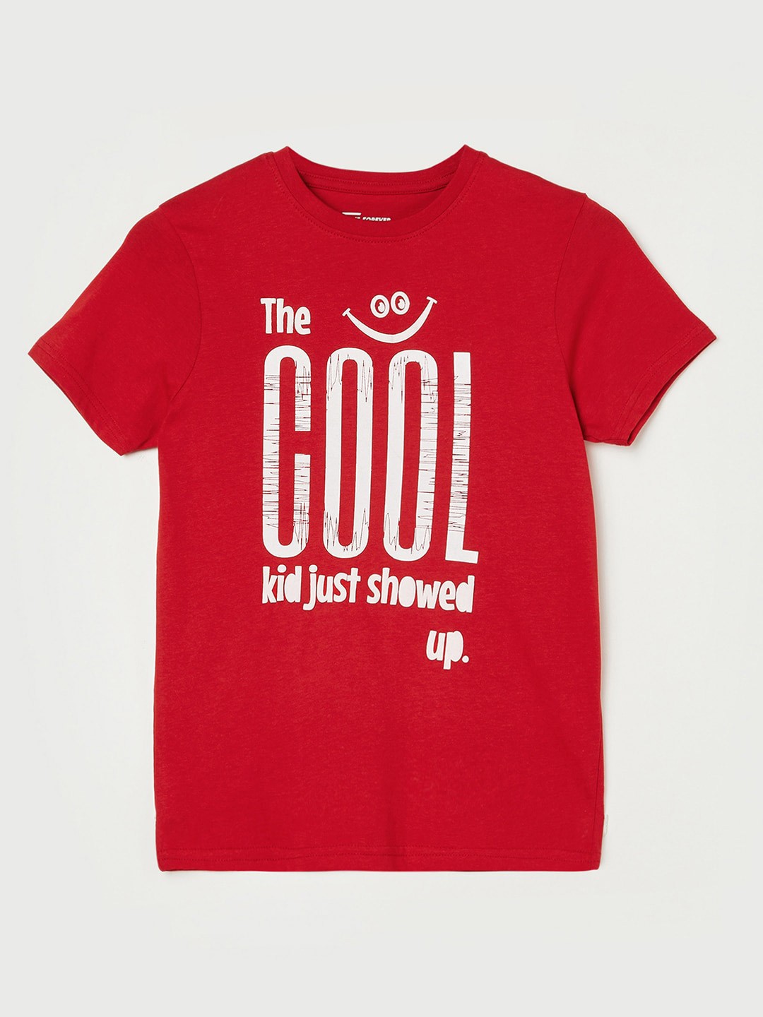 

Fame Forever by Lifestyle Boys Typography Printed Pure Cotton T-shirt, Red