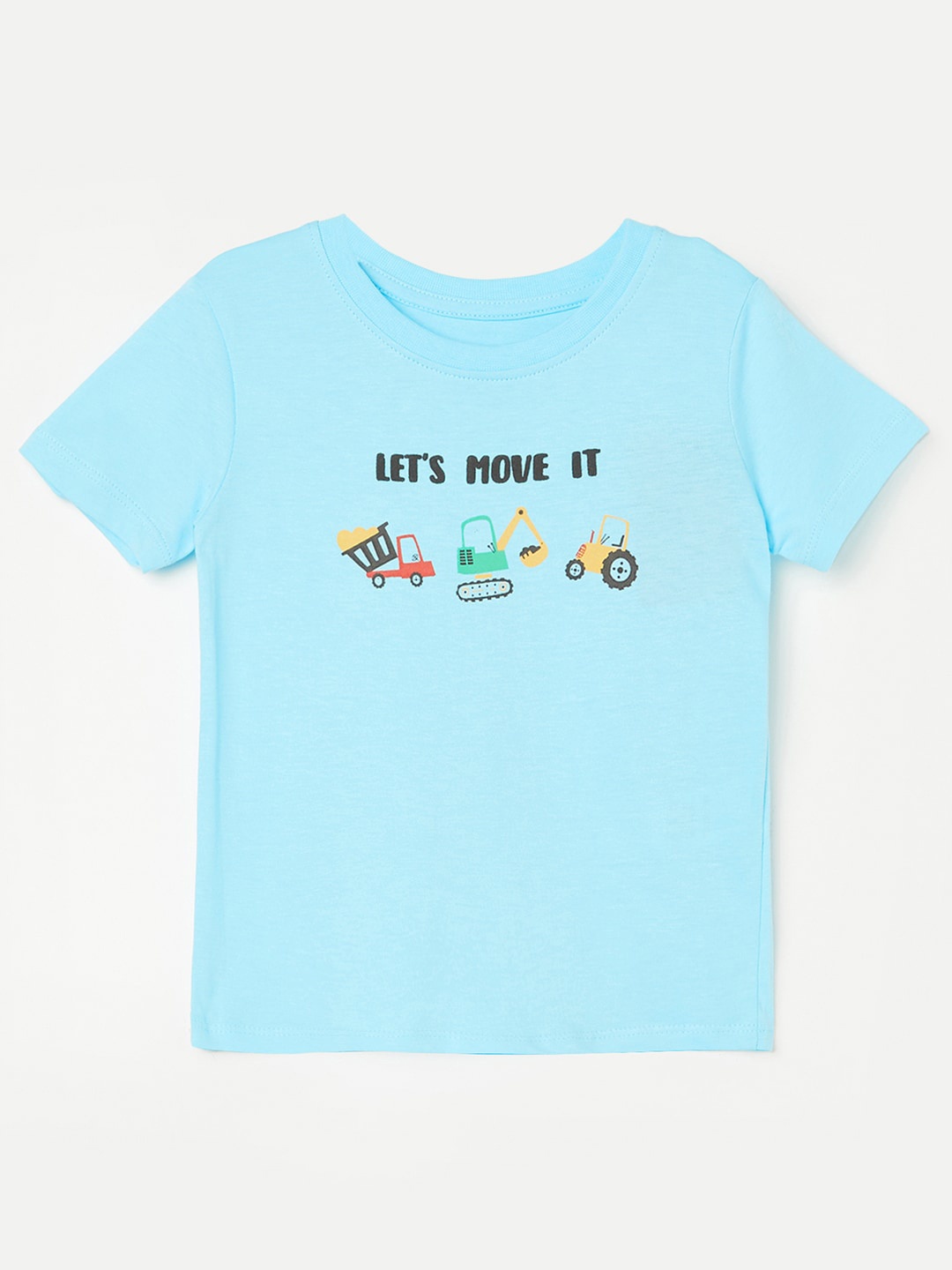 

Juniors by Lifestyle Boys Graphic Printed Pure Cotton T-Shirt, Blue