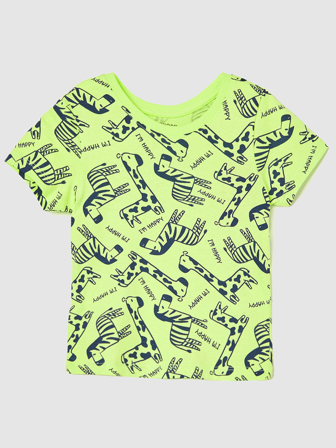 

Juniors by Lifestyle Boys Conversational Printed Pure Cotton T-Shirt, Yellow