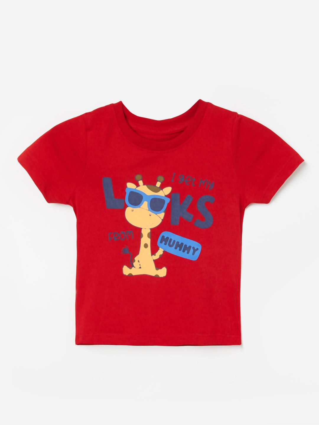 

Juniors by Lifestyle Boys Typography Printed Pure Cotton T-Shirt, Red