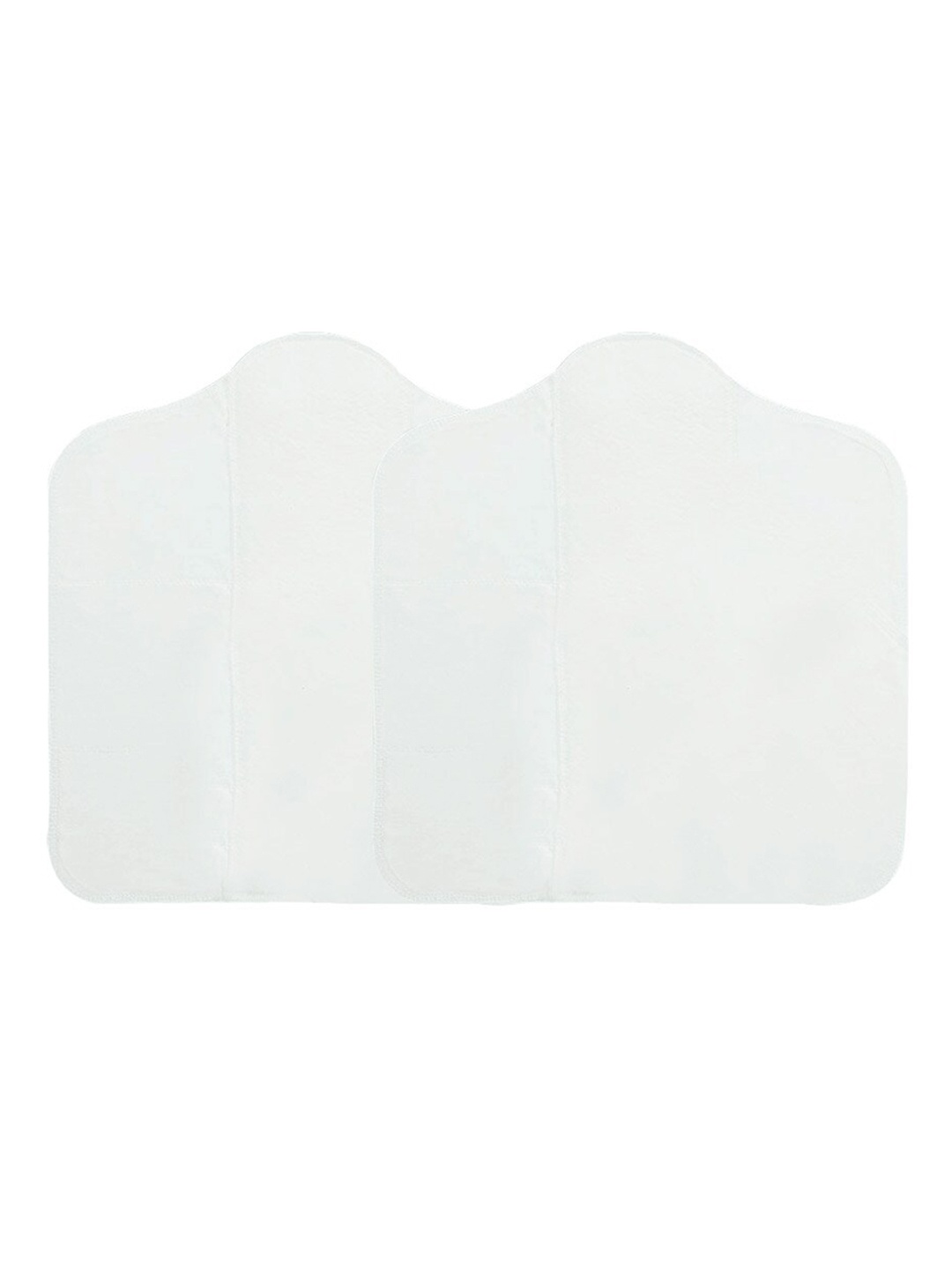 

Snugkins Soaker Infant Set Of 2 Prefold Pad & Booster Pad Inserts For Cloth Diaper, White