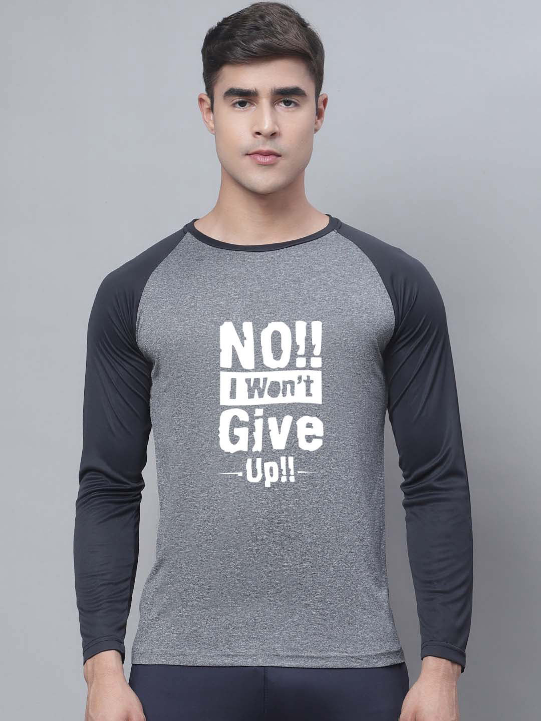 

Friskers Typography Printed T-shirt, Grey