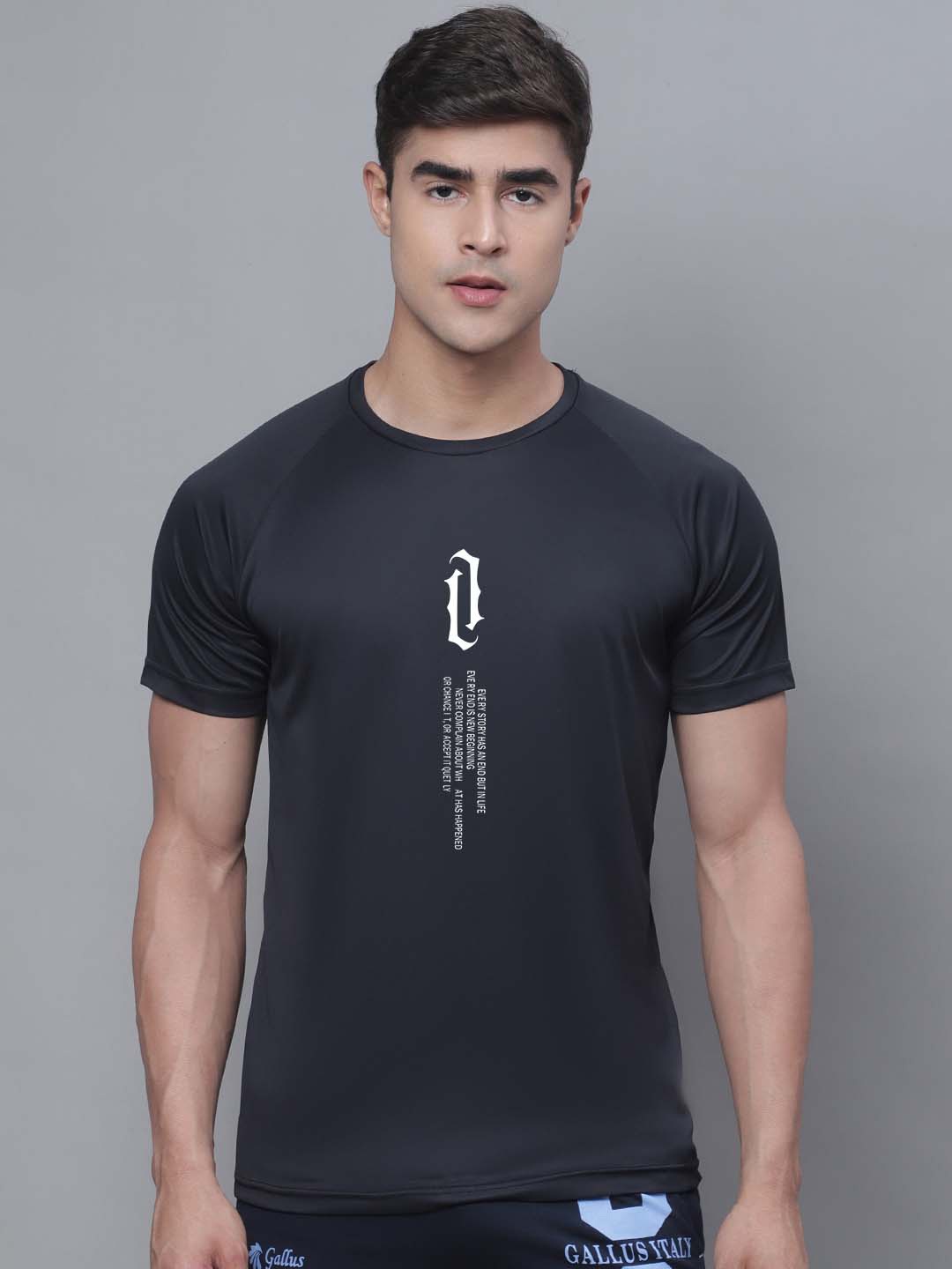 

Friskers Printed Regular T-shirt, Black