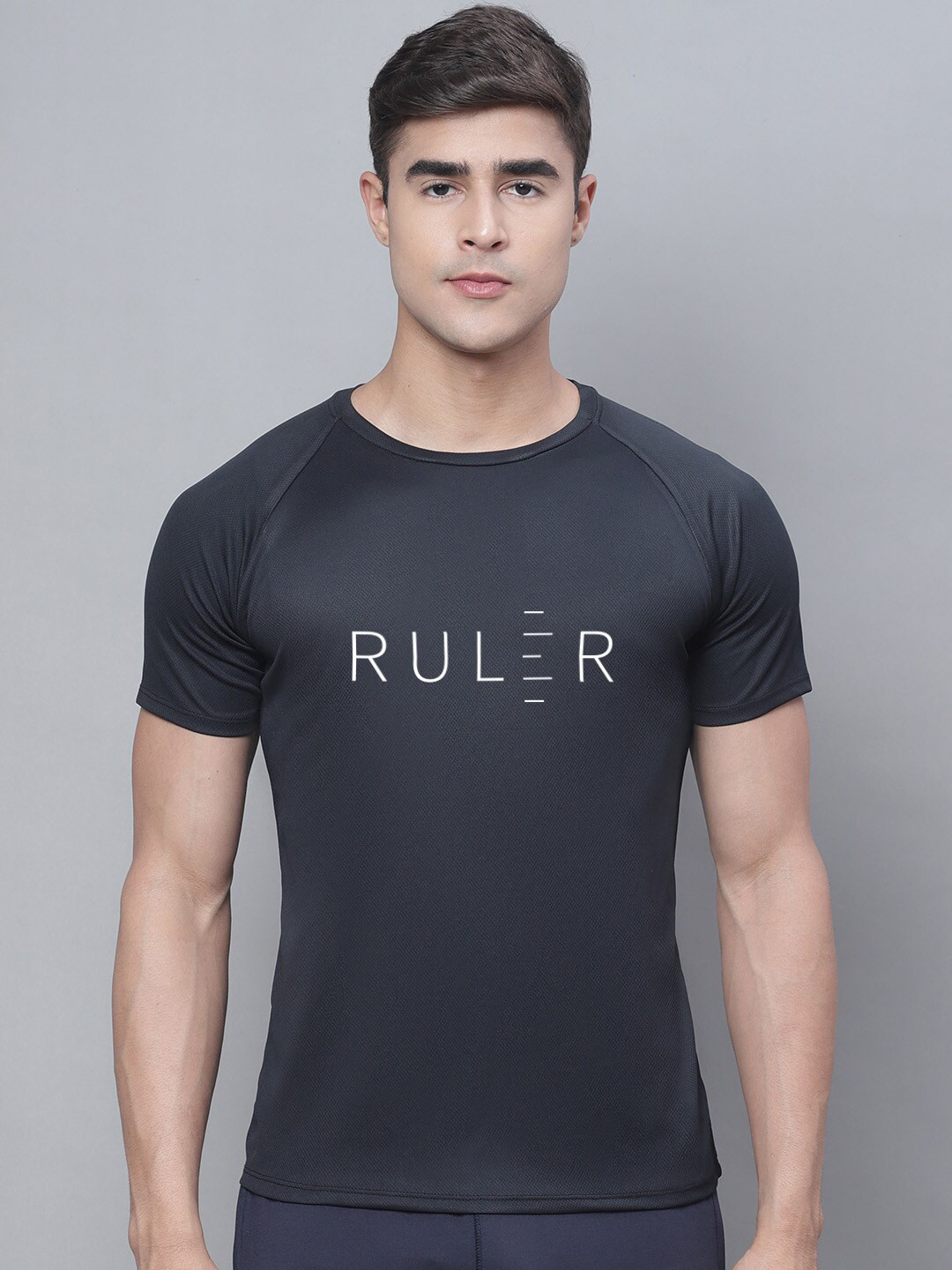 

Friskers Typography Printed T-shirt, Black