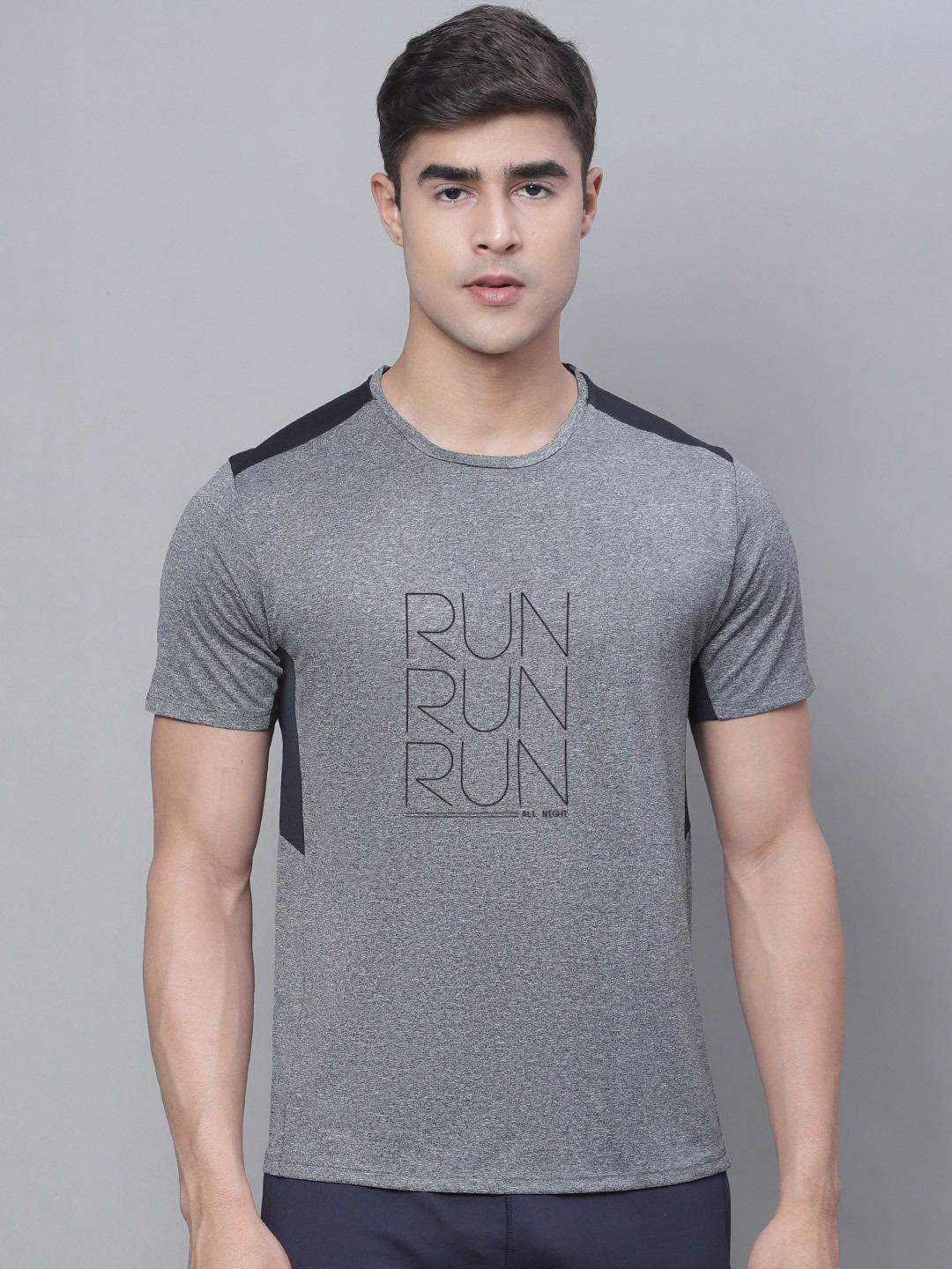 

Friskers Typography Printed T-shirt, Grey