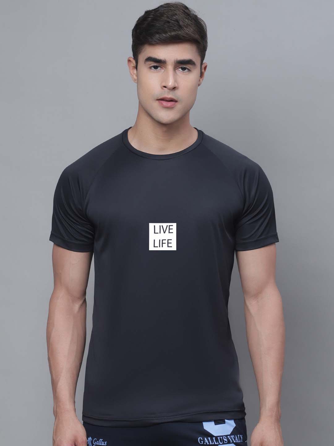 

Friskers Typography Printed T-shirt, Black
