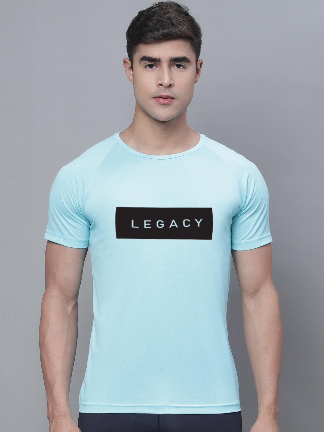 

Friskers Typography Printed T-shirt, Turquoise blue