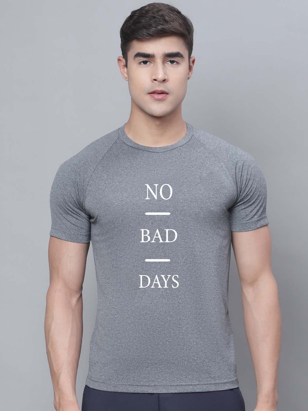 Friskers Typography Printed T-shirt, Grey