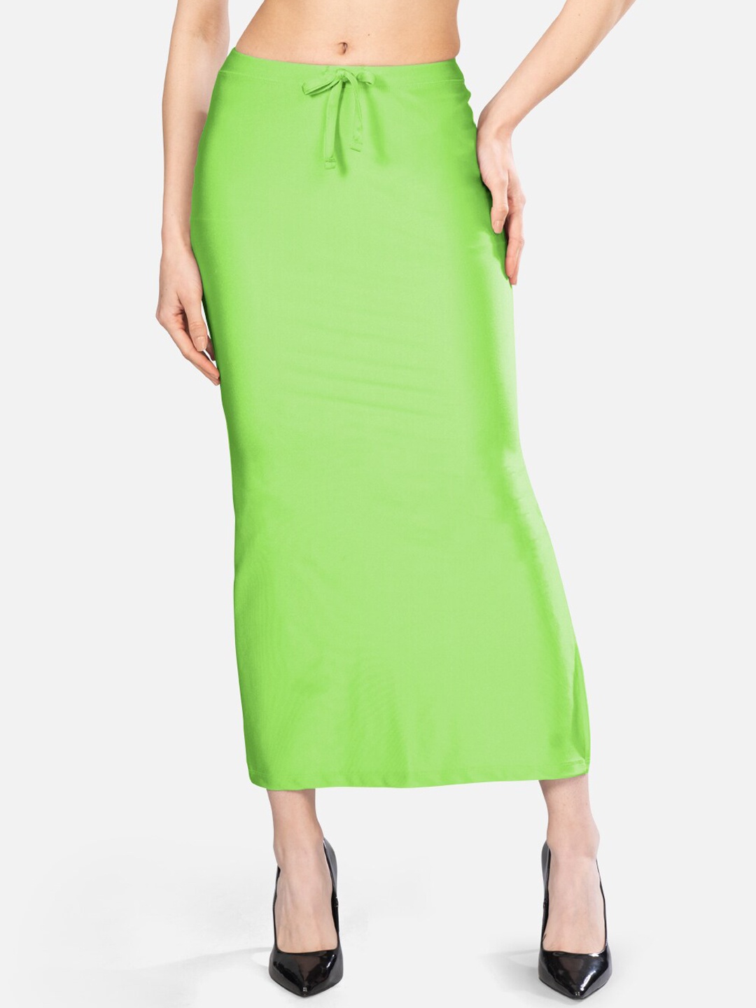 

indian flower Pure Cotton Saree Shapewear, Green