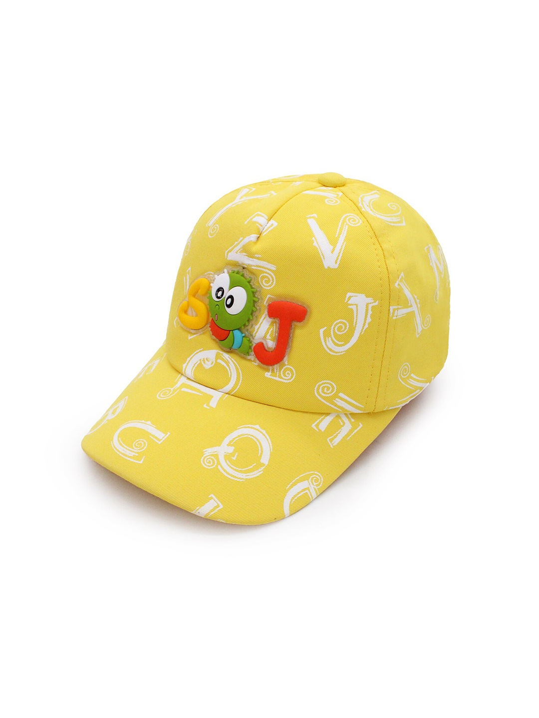 

JENNA Kids-Girls Printed Baseball Cap, Yellow