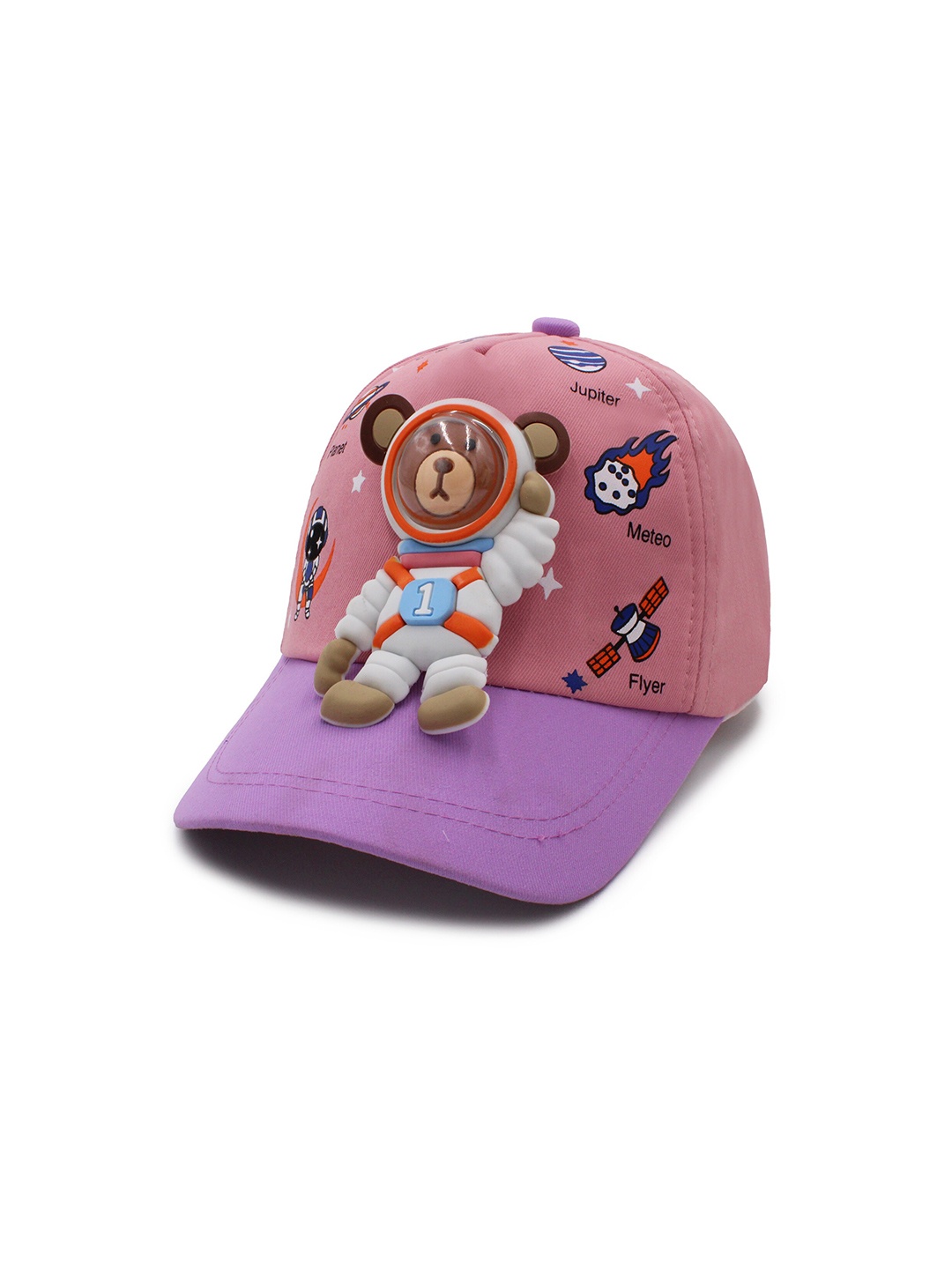 

JENNA Kids-Girls Printed Baseball Cap, Pink