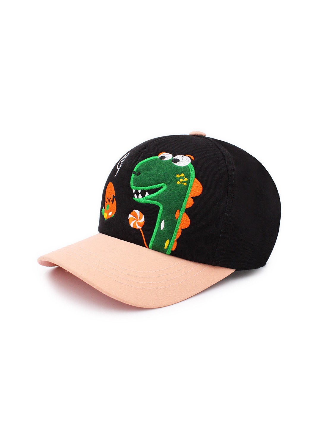 

JENNA Girls Printed Baseball Cap, Black