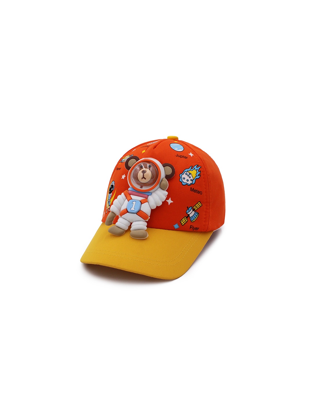 

JENNA Boys Printed Baseball Cap, Orange